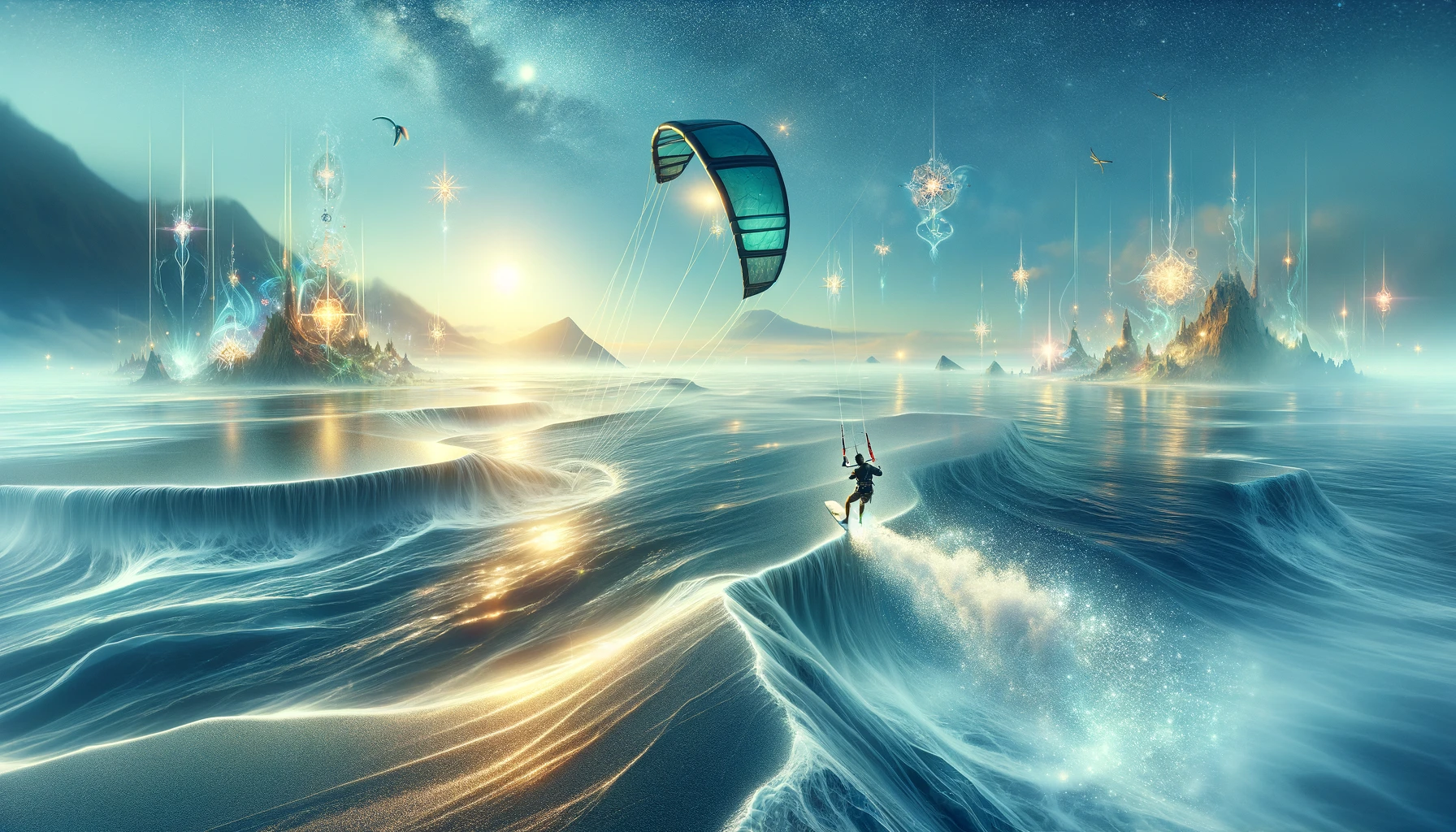 El Kitesurf y el Desafío de las Aguas Místicas: Magia y Realidad