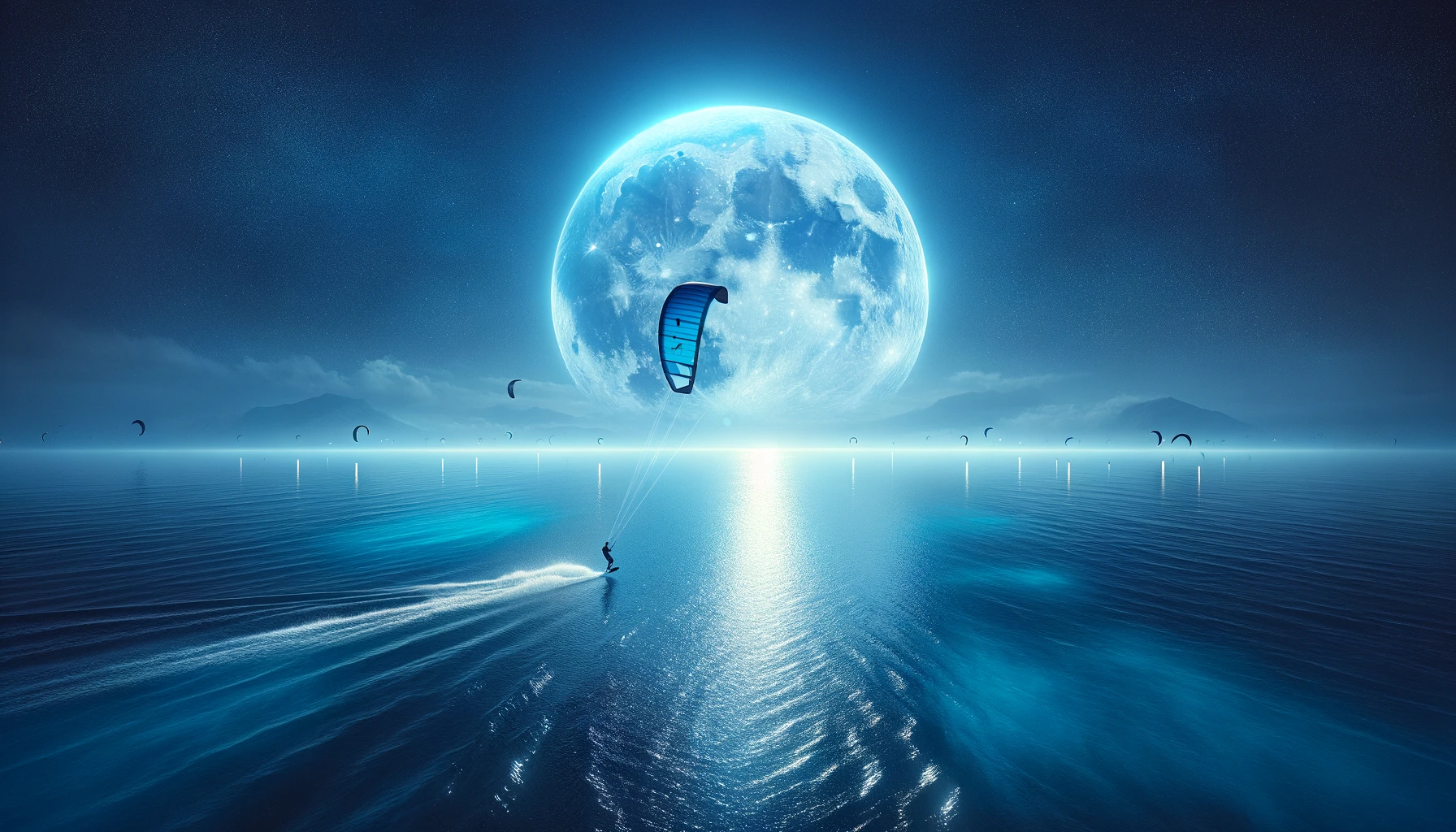 Kitesurf en Aguas de la Luna Azul: Una Vez en la Vida