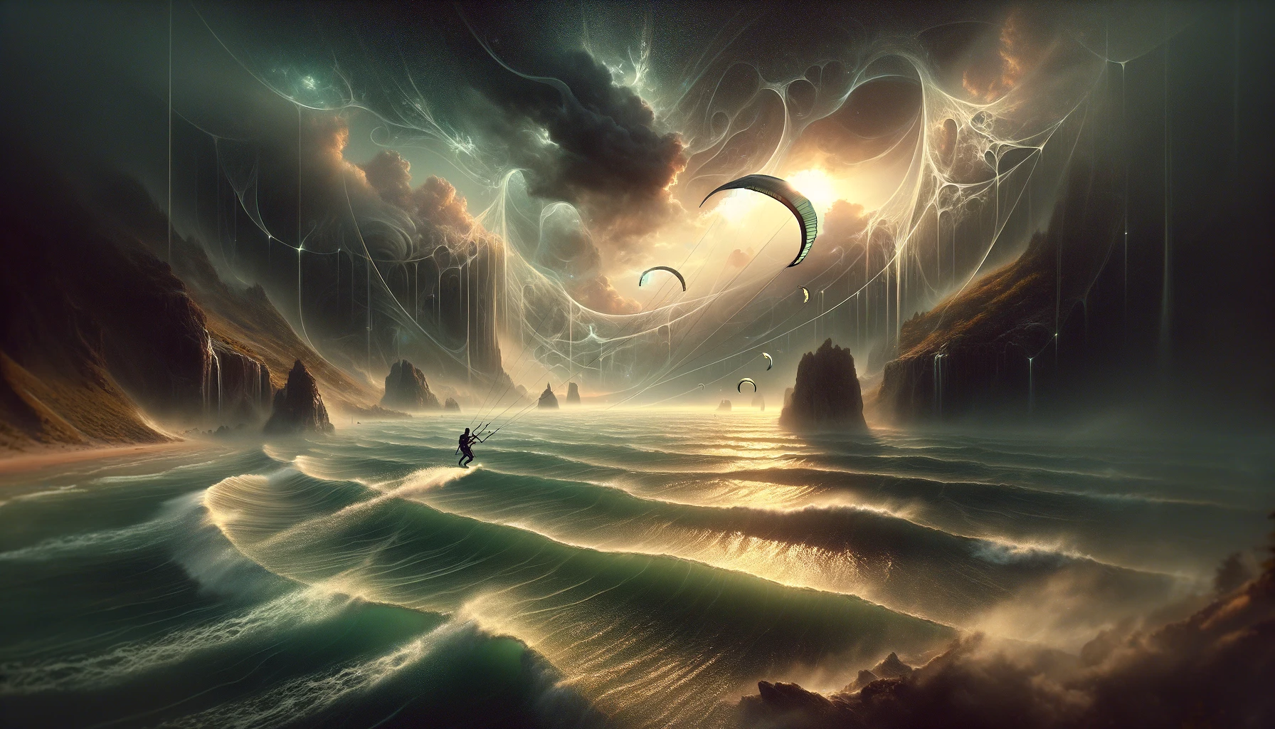 Kitesurf y el Encanto de Navegar en Aguas Misteriosas