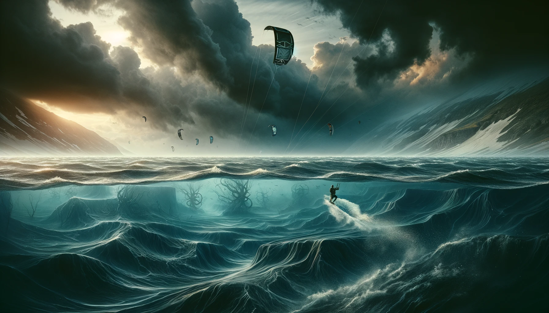 El Kitesurf y el Desafío del Abismo Marino: Profundidades y Misterios