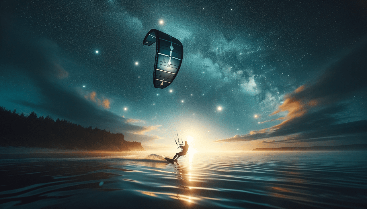 Kitesurf Bajo las Estrellas: Guía para una Sesión Nocturna Inolvidable