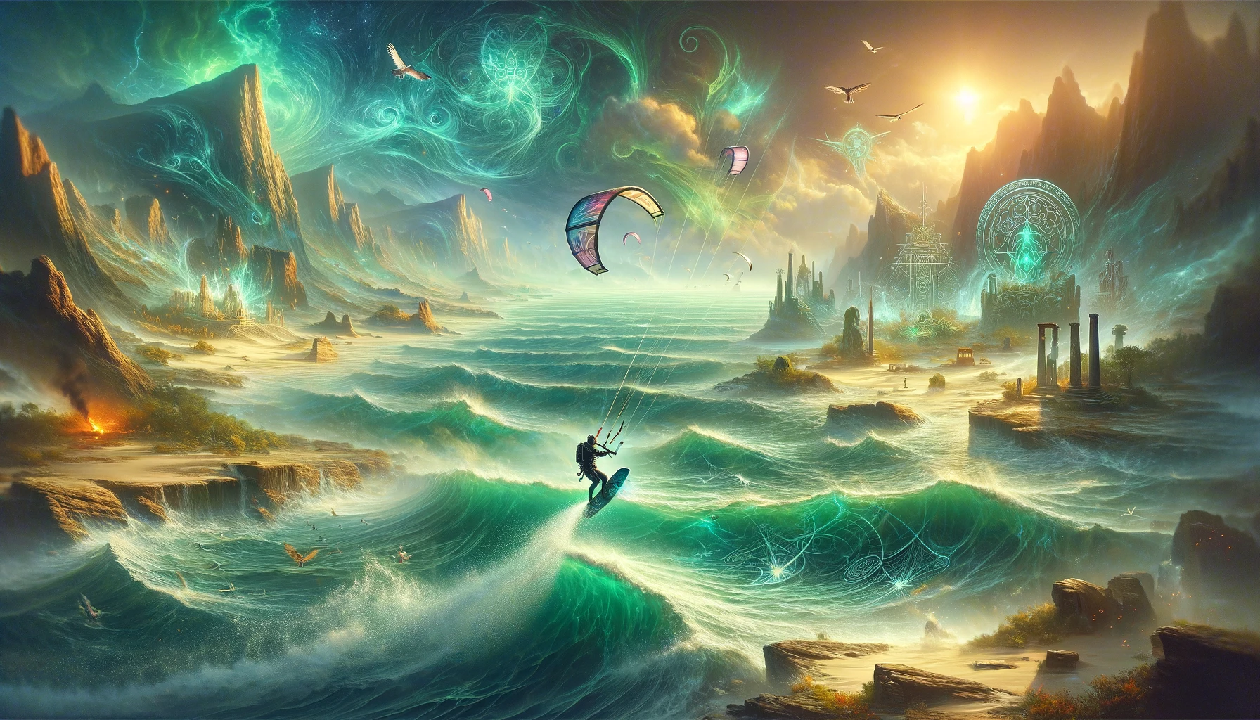 Navegando en el Kitesurf por Aguas de Leyenda: Historias y Mitos