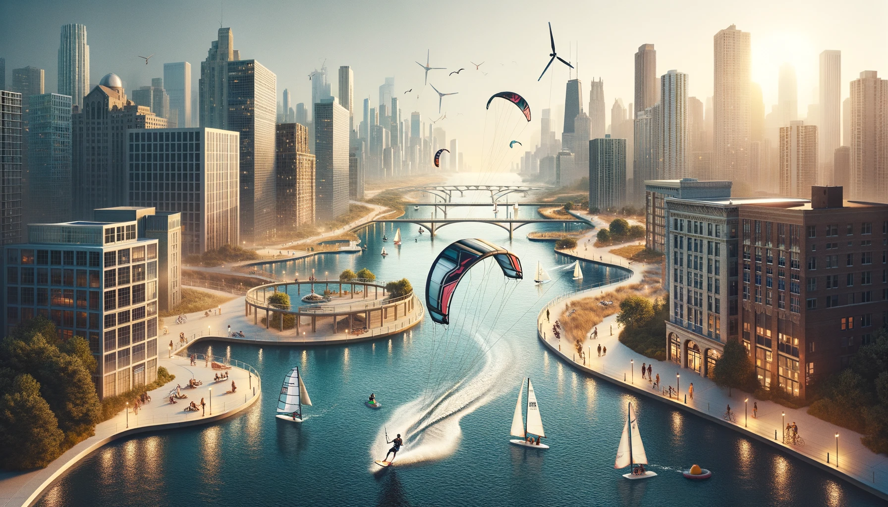 ¿Kitesurf en la Ciudad? Explorando Espacios Urbanos para Navegar