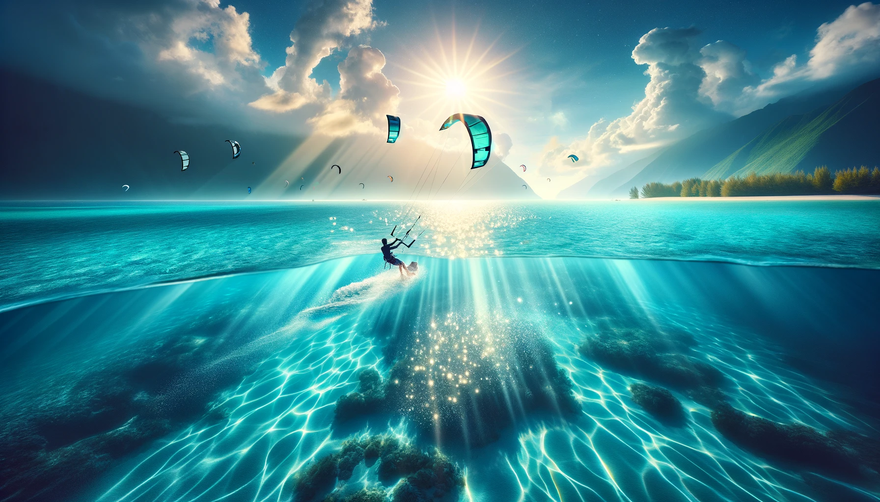 Kitesurf y la Magia de las Aguas Cristalinas