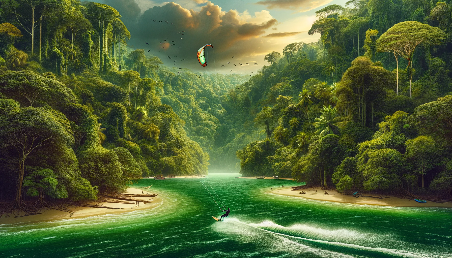 Kitesurf y la Aventura de Navegar en Aguas de Selvas Tropicales