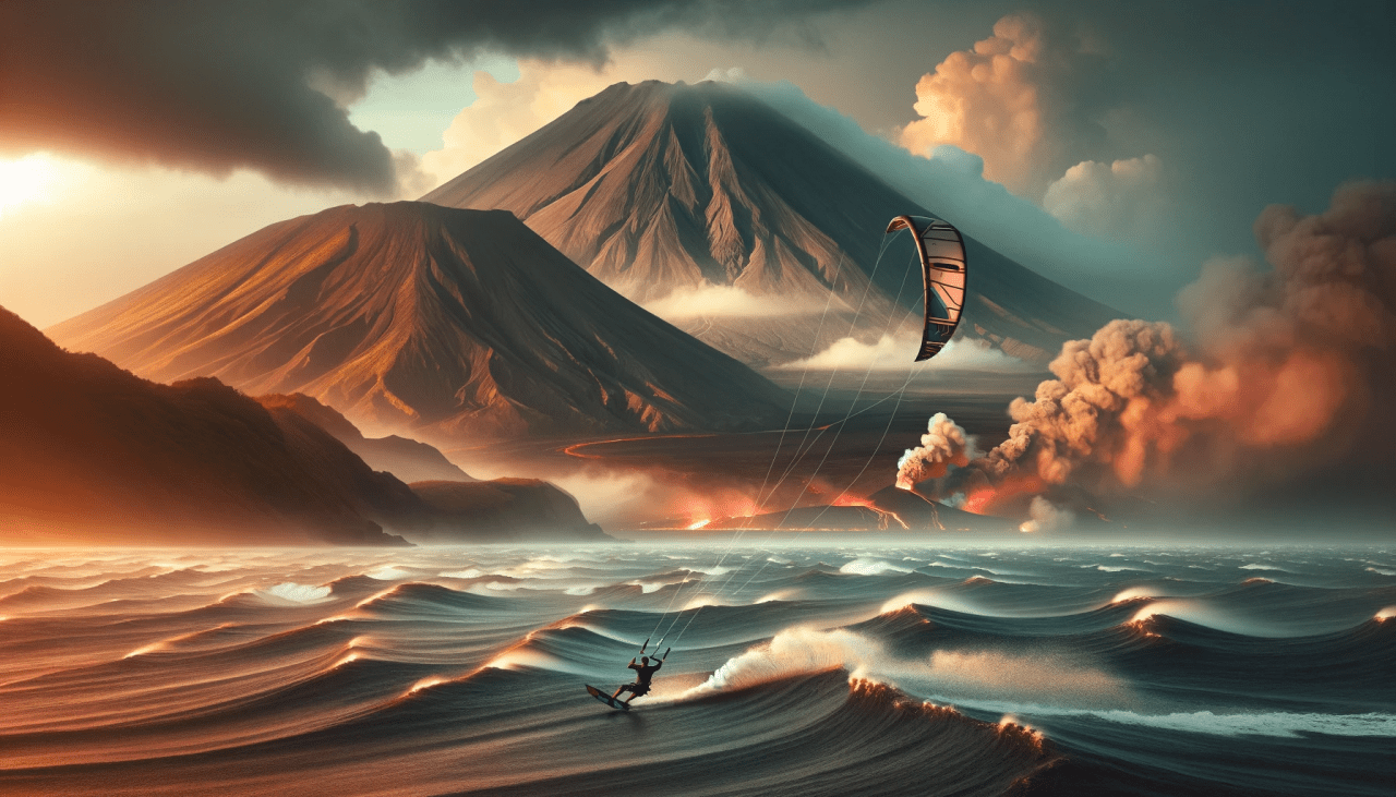La Experiencia Única del Kitesurf en Aguas Volcánicas