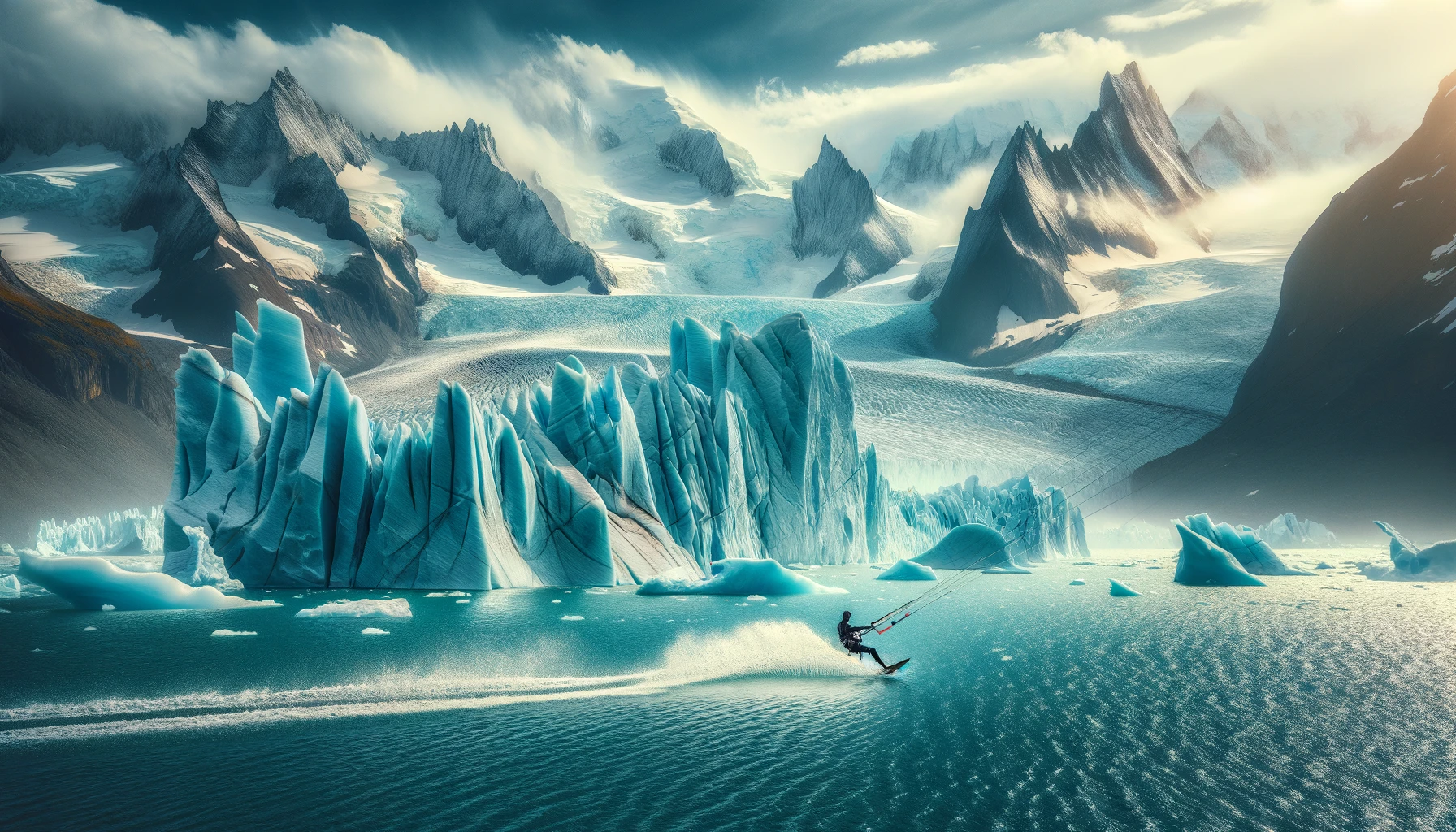 Kitesurf y la Experiencia de Navegar en Aguas de Glaciares