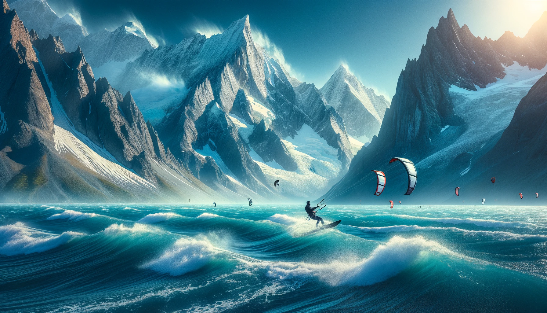 Kitesurf y la Experiencia de Navegar en Aguas de Alta Montaña