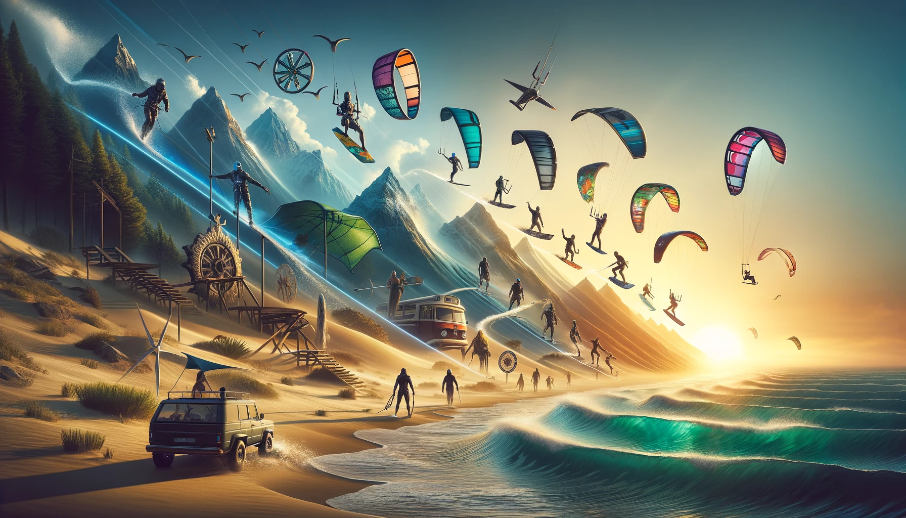 La Evolución del Kitesurf: Desde sus Orígenes hasta el Futuro
