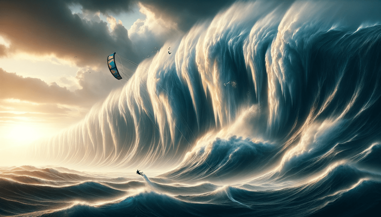 Kitesurf y la Magia de las Olas Gigantes: Cómo Enfrentarlas con Éxito