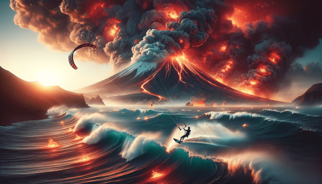 Kitesurf en Volcanes Activos: La Aventura Más Ardiente
