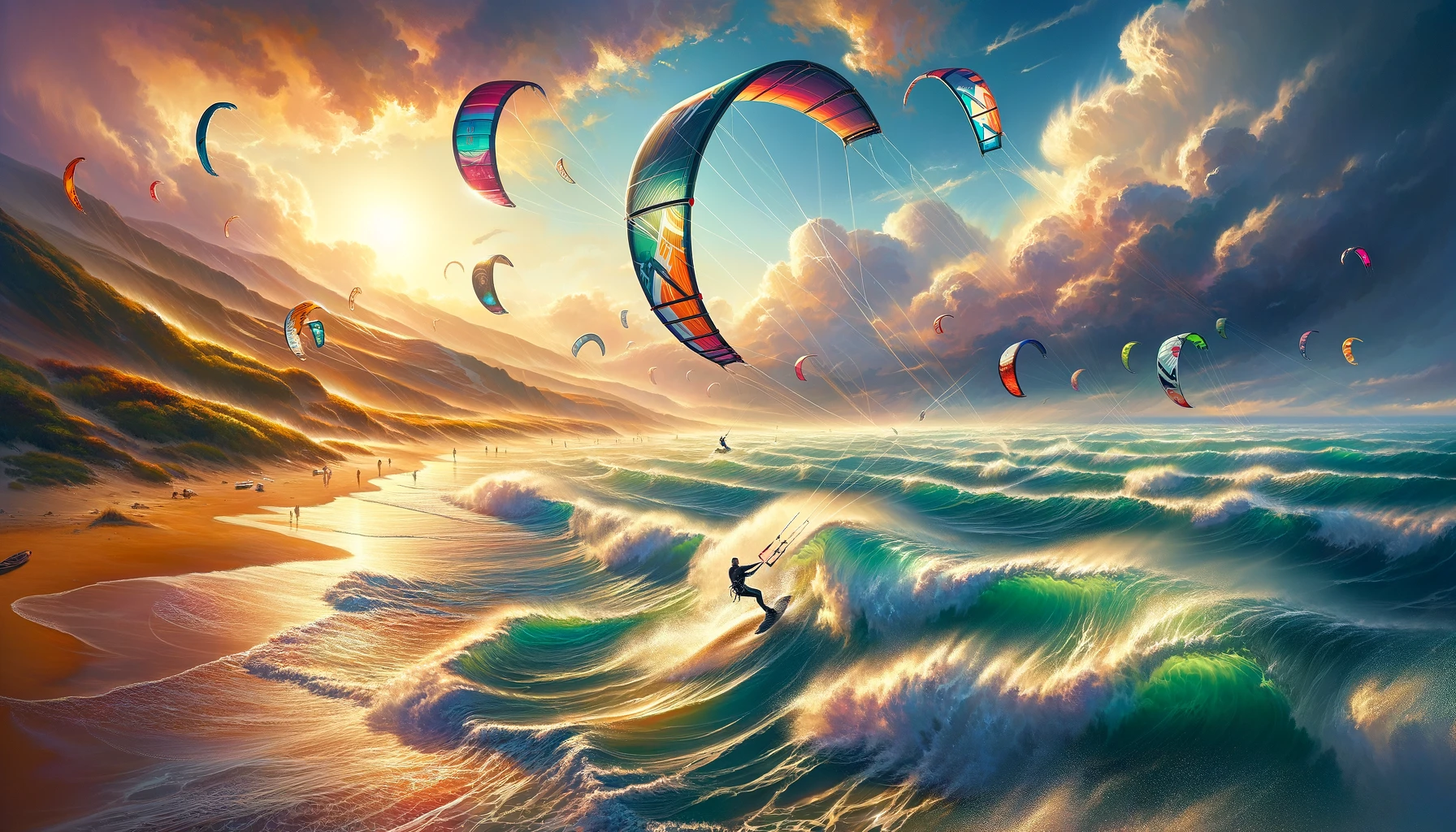 Kitesurf y la Danza del Viento: Sinfonía de las Olas