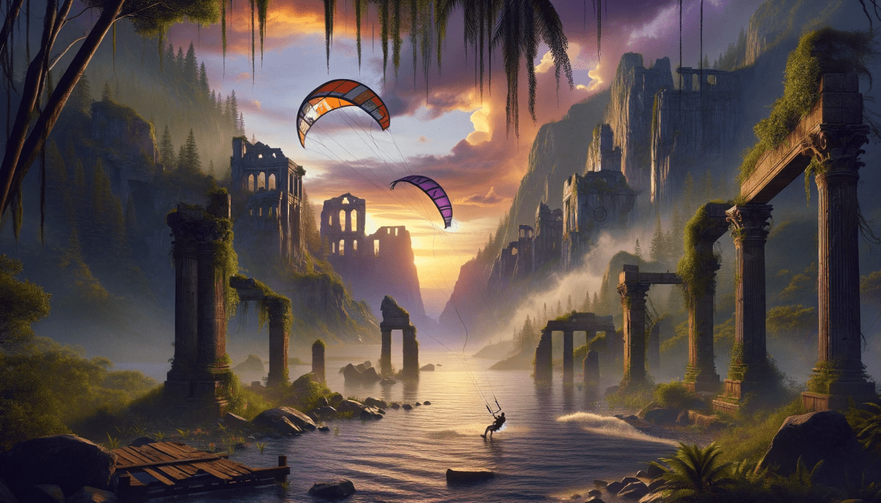 El Kitesurf en el Reino Perdido: Aventuras en Tierras Olvidadas