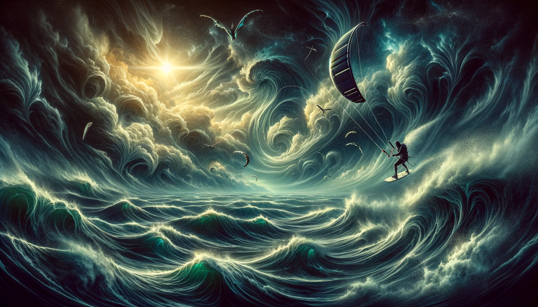 Kitesurf y la Odisea de Navegar en Mares Misteriosos