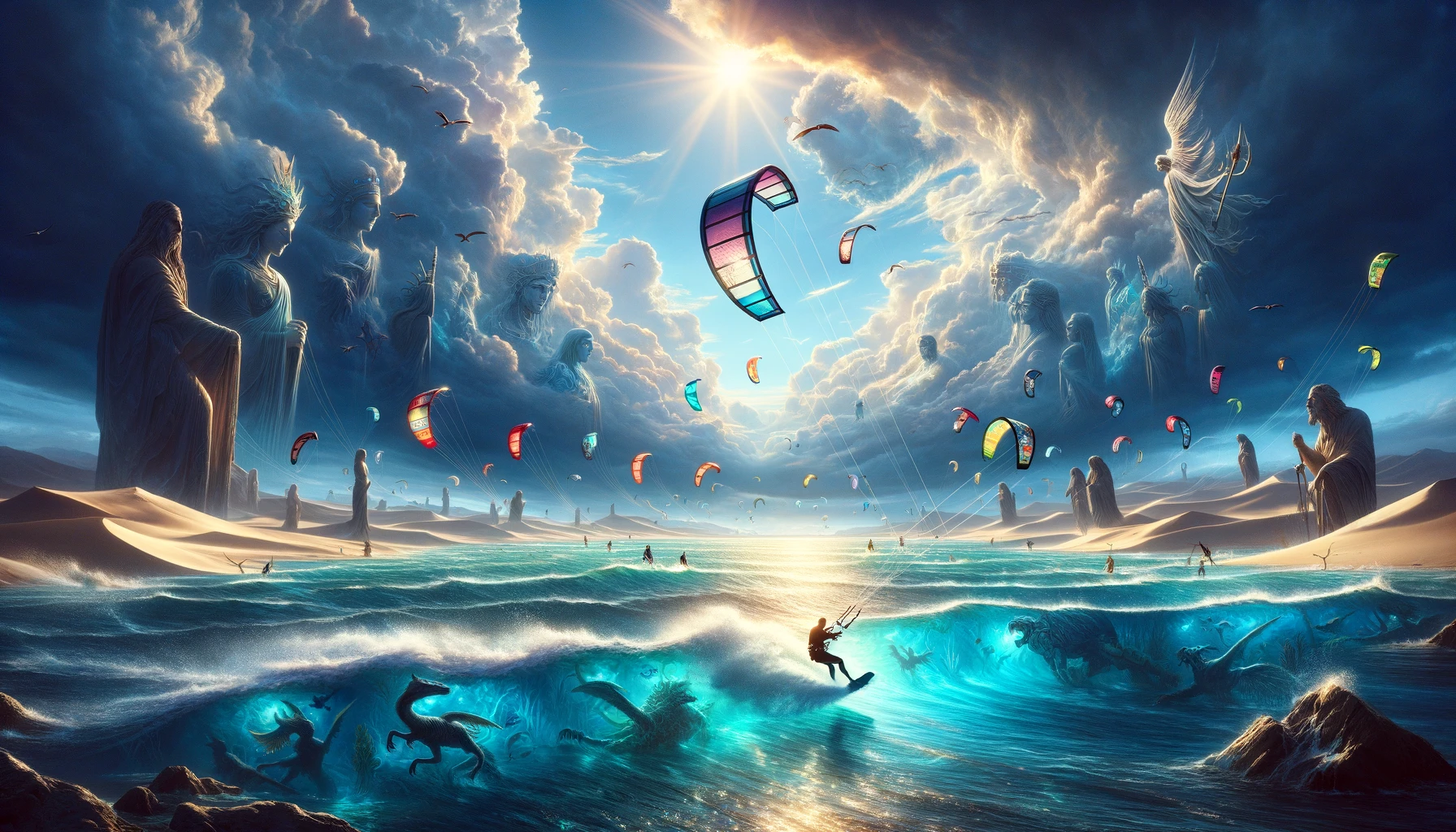 Kitesurf y la Leyenda del Mar Eterno: Navegando en Aguas de Historia