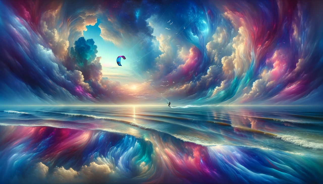 Kitesurf en la Frontera de lo Real: Navegando entre Sueños y Realidad