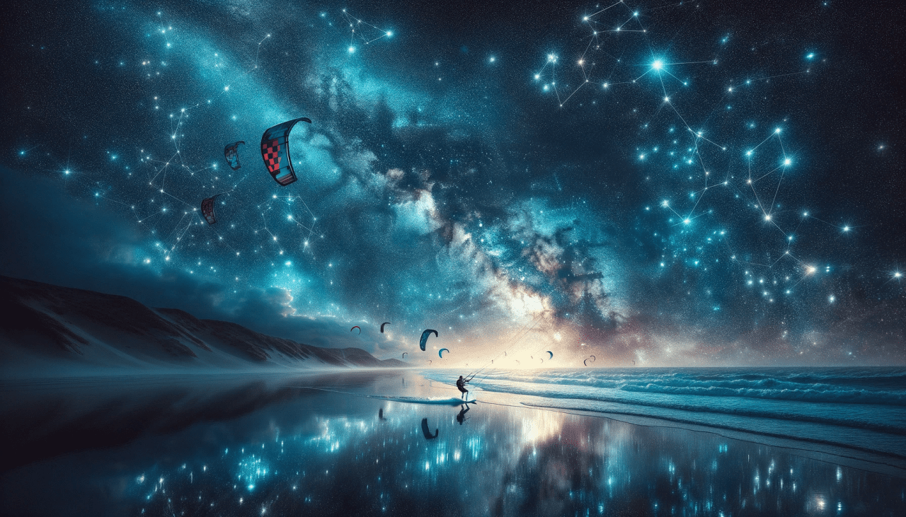 Kitesurf en la Ruta de las Estrellas: Navegando bajo Constelaciones Fascinantes