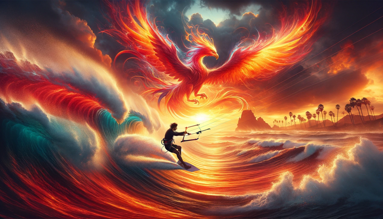 Kitesurf en la Ruta del Fénix: Renace en Cada Ola